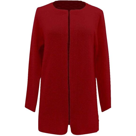 Long Knit Sweater Coat - Picture 1 of 8